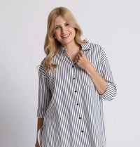Stella & Gemma - Estella Shirt - Black & White